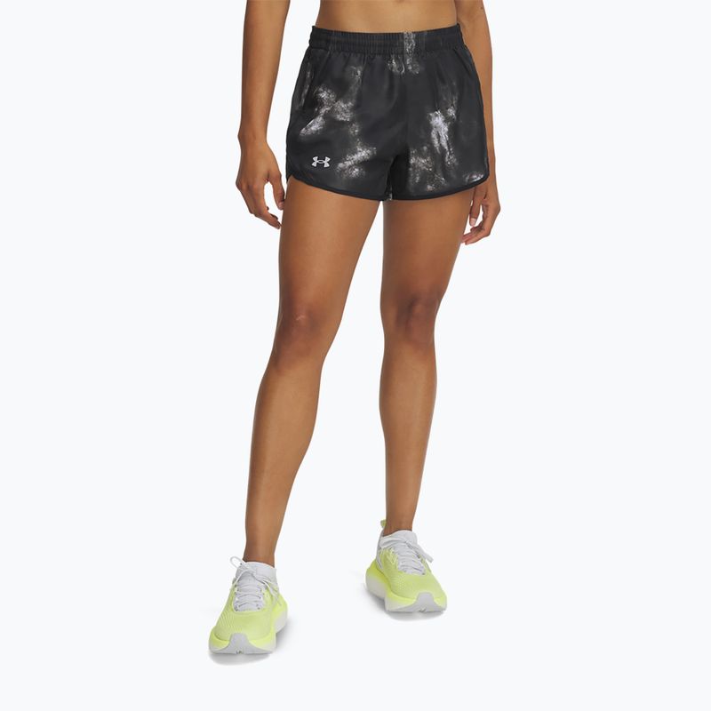 Dámské běžecké šortky Under Armour Fly By 3" Printed black / reflective