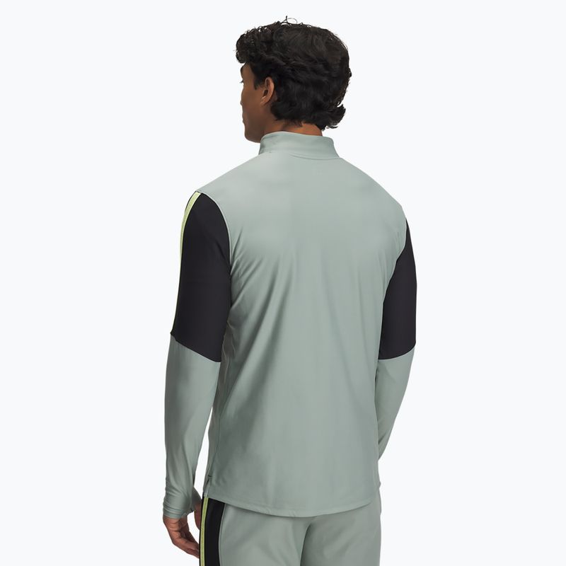 Pánská fotbalová mikina Under Armour Challenger Pro 1/4 Zip silica green / black / sonic yellow 2