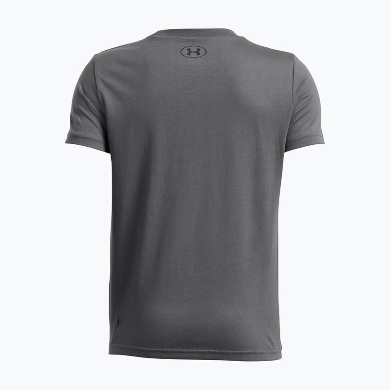 Dětské tričko Under Armour Sportstyle Left Chest pitch gray/black 2