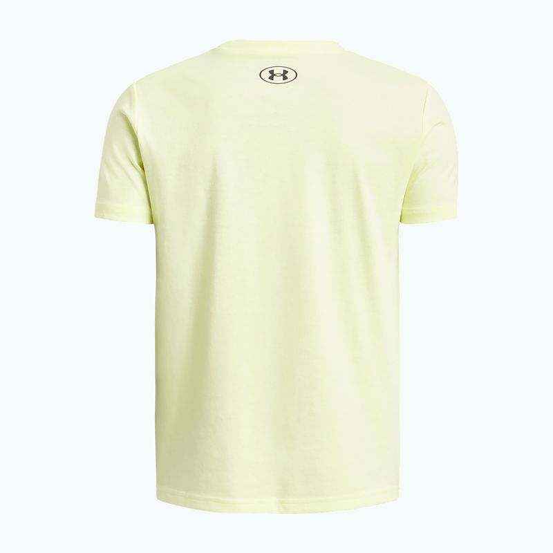 Dětské tričko Under Armour Sportstyle Left Chest yellow 2