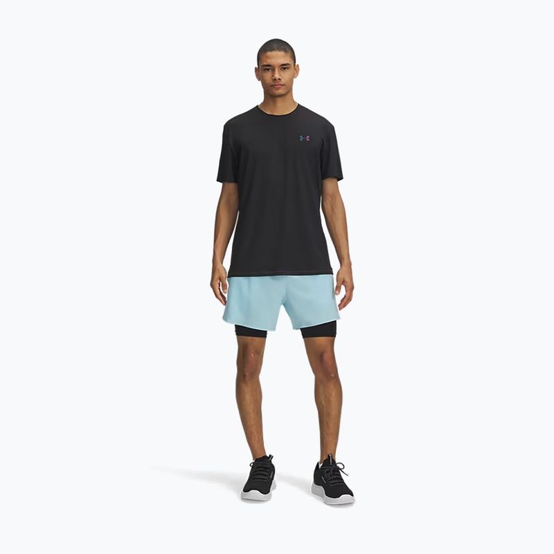 Pánské šortky Under Armour Peak Woven 2in1 stream/black 2