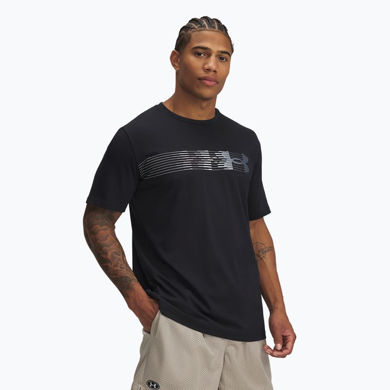 Pánské tričko  Under Armour LC Fly In Logo black/downpour gray