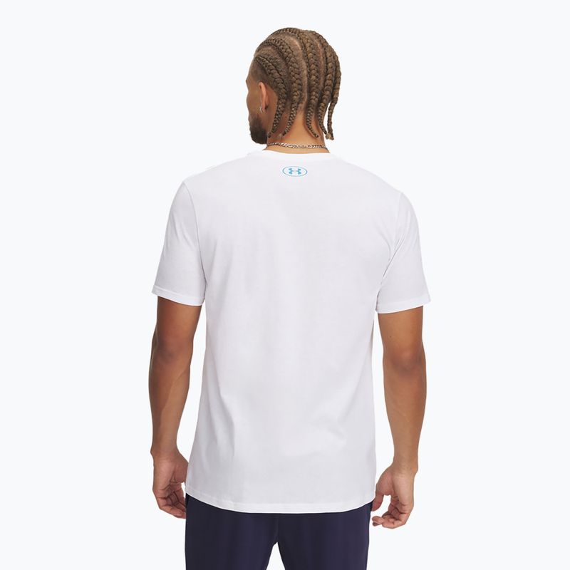 Pánské tričko  Under Armour LC Fly In Logo white/ether blue 2