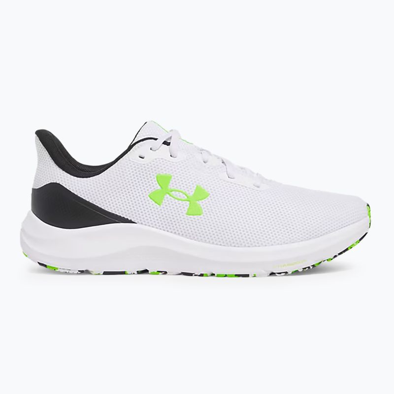 Pánské běžecké boty Under Armour Charged Pursuit 4 white/black/hyper green 8