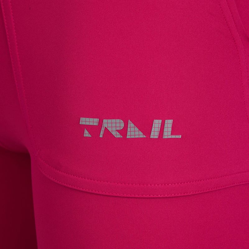 Dámské šortky Under Armour Trail Run Fitted shaded fuchsia/black 4