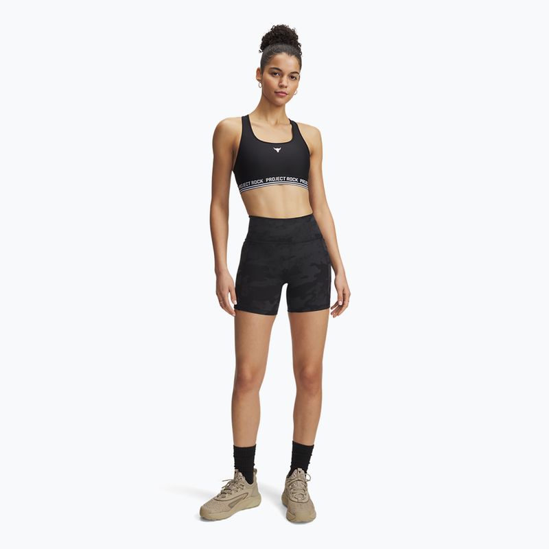 Dámské šortky Under Armour Project Rock Middy black / black 2
