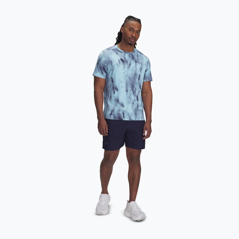 Pánské běžecké tričko Under Armour Launch Elite Print stream/reflective 2