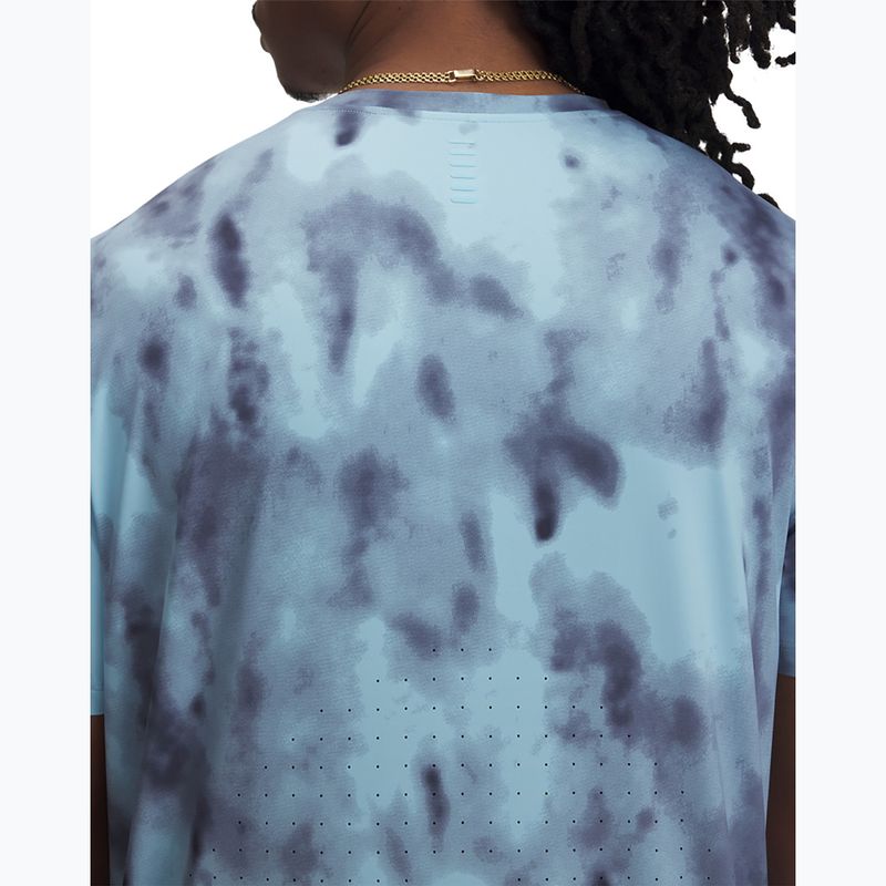Pánské běžecké tričko Under Armour Launch Elite Print stream/reflective 4
