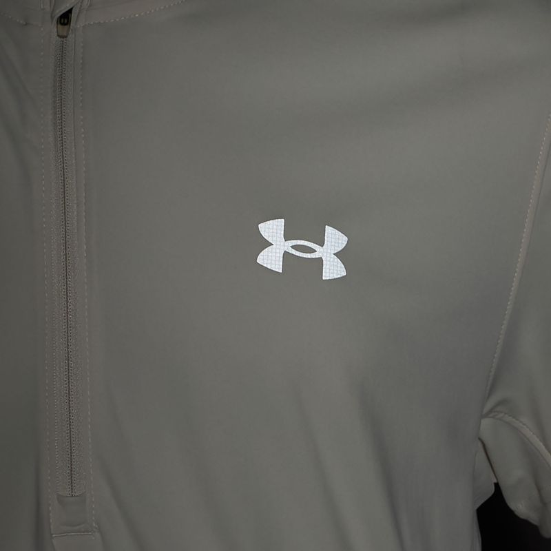 Pánské běžecké tričko Under Armour Trail Run Zip stone/noble gold/reflective 6