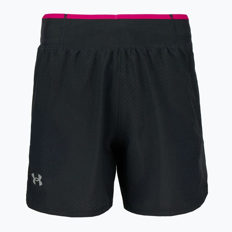 Pánské běžecké šortky Under Armour Trail Run Launch black / reflective 4