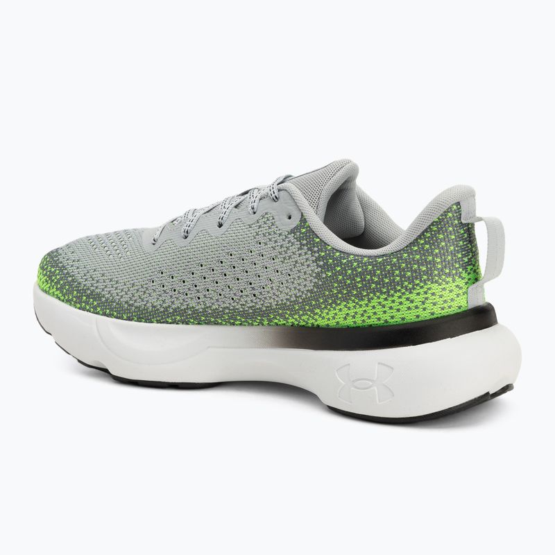 Pánské běžecké boty Under Armour Infinite mod gray/hyper green/black 3