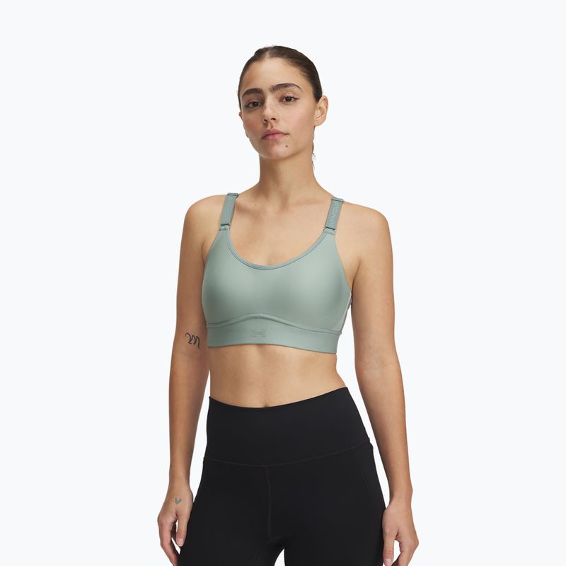 Fitness podprsenka  Under Armour Infinity Mid silica green/silica green