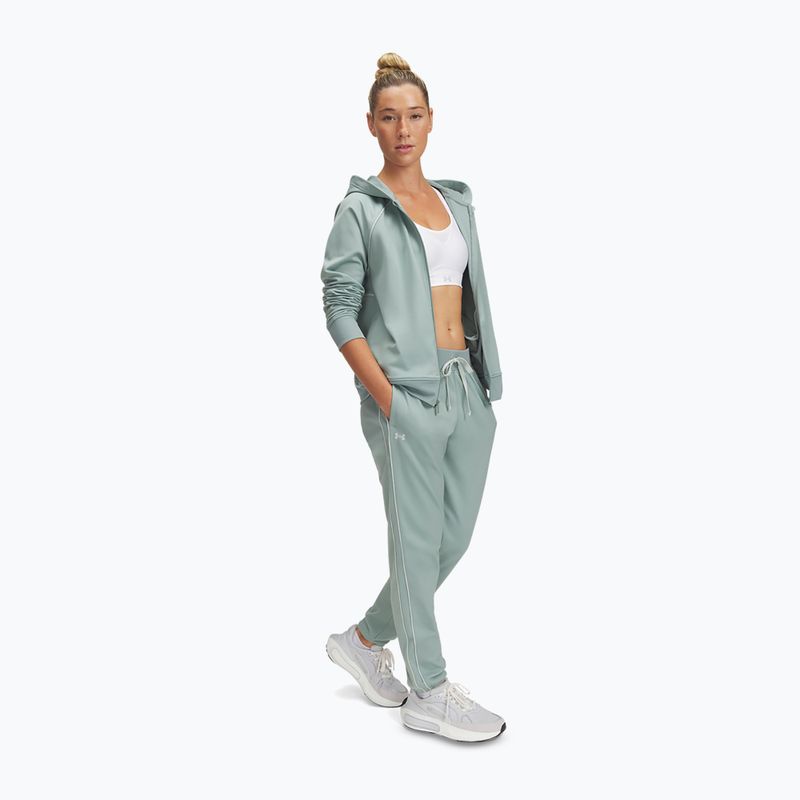 Dámská tepláková souprava  Under Armour Rival Tricot silica green/hydro green 2