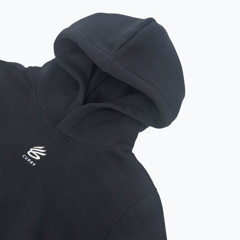 Pánská mikina Under Armour Curry Splash Hoodie black / white clay 6