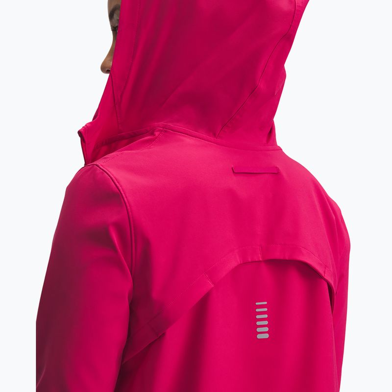 Dámská běžecká bunda Under Armour Outrun The Storm fuchsia/reflective 3