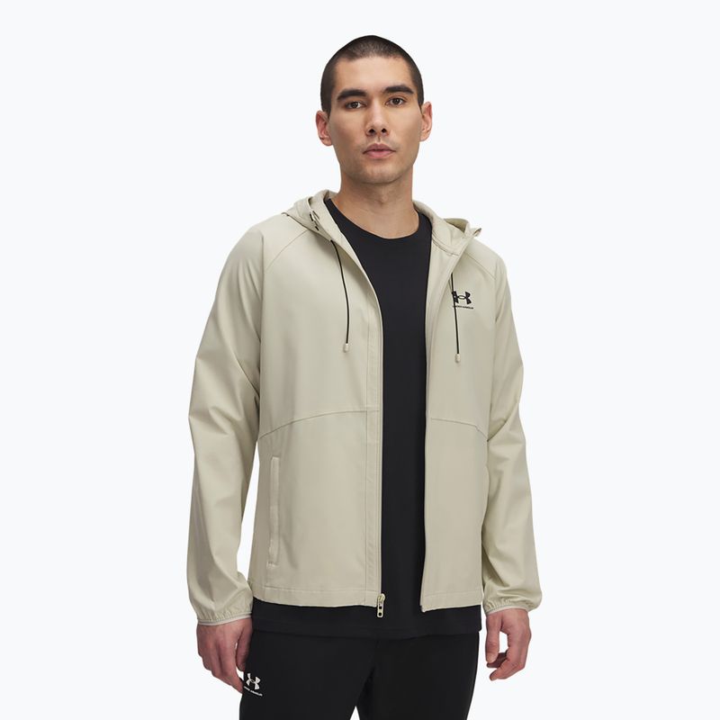 Bunda Under Armour Vibe Woven khaki base/black