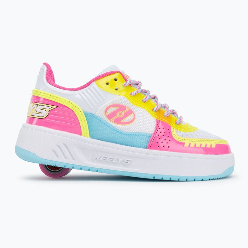 Dětské boty Heelys Rezerve FN white/neon pink/aqua/neon yellow 2