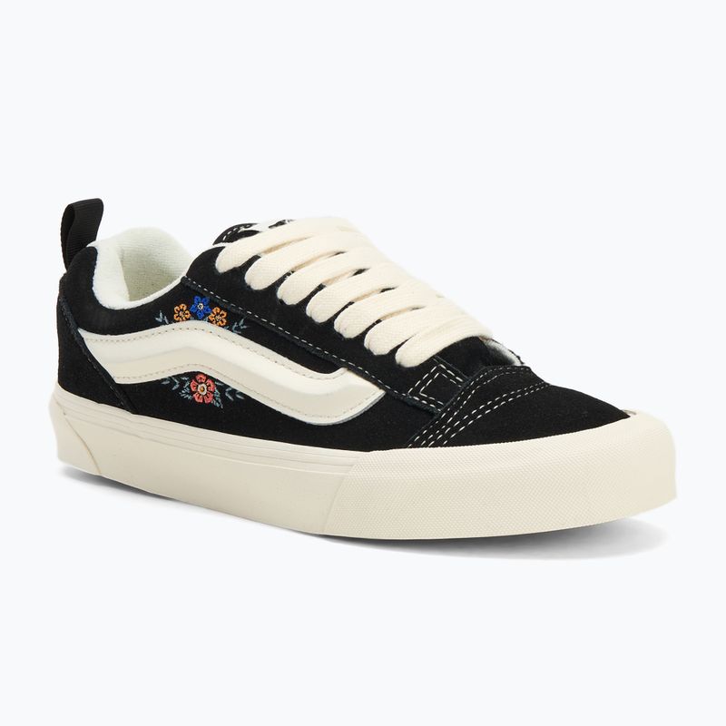Boty  Vans Knu Skool black floral