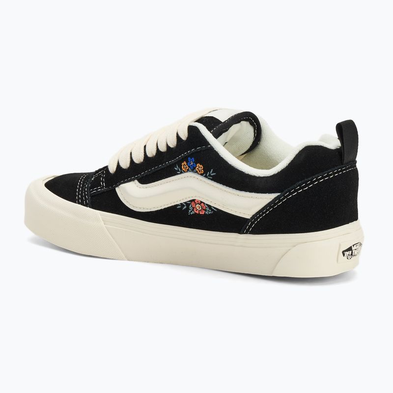 Boty  Vans Knu Skool black floral 3