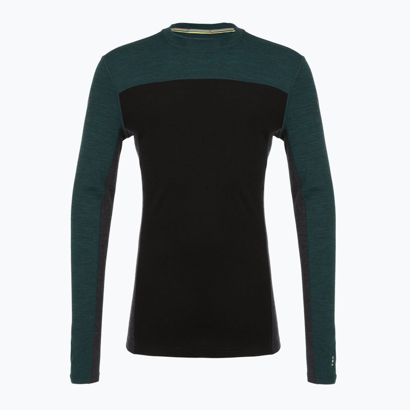 Pánské termo tričko Longsleeve Smartwool Classic Thermal Merino Base Layer Colorblock Crew Boxed twilling blue/black 3
