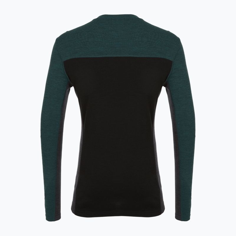Pánské termo tričko Longsleeve Smartwool Classic Thermal Merino Base Layer Colorblock Crew Boxed twilling blue/black 4