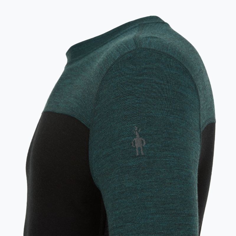 Pánské termo tričko Longsleeve Smartwool Classic Thermal Merino Base Layer Colorblock Crew Boxed twilling blue/black 5