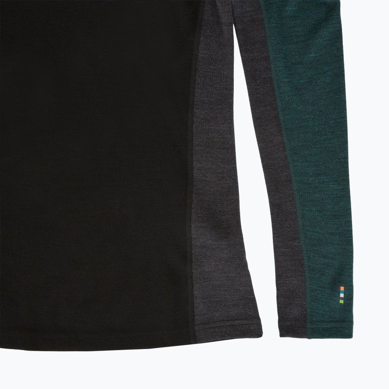 Pánské termo tričko Longsleeve Smartwool Classic Thermal Merino Base Layer Colorblock Crew Boxed twilling blue/black 6