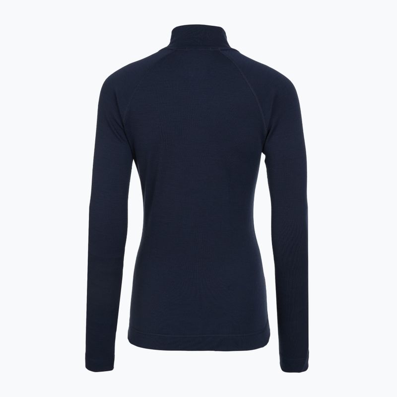 Dámská termo mikina Smartwool Classic Thermal Merino Base Layer 1/4 Zip Boxed deep navy 2