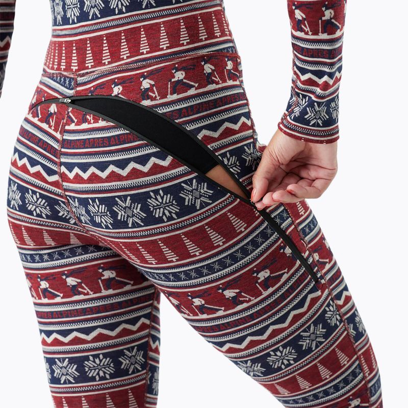 Dámská termální kombinéza Smartwool Classic Thermal Merino Base Layer One Piece currant alpine 3