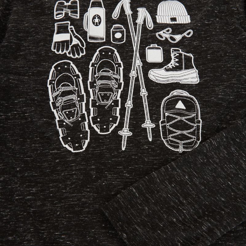 Pánské tričko Longsleeve Smartwool Merino Hemp Blend Gear Up Graphic black heather 6