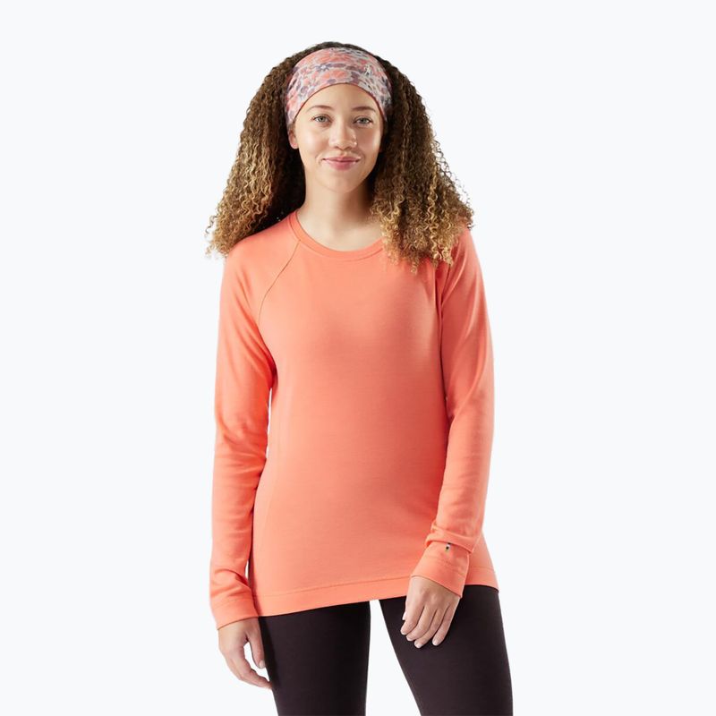 Dámská termoakční mikina Smartwool Merino 250 Baselayer Crew Boxed coral reef