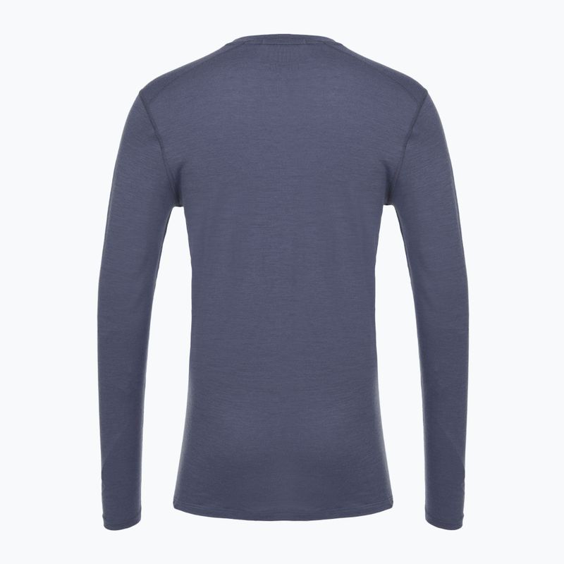 Pánská termoakční mikina Smartwool Classic All-Season Merino Baselayer Boxed nightfall blue 4