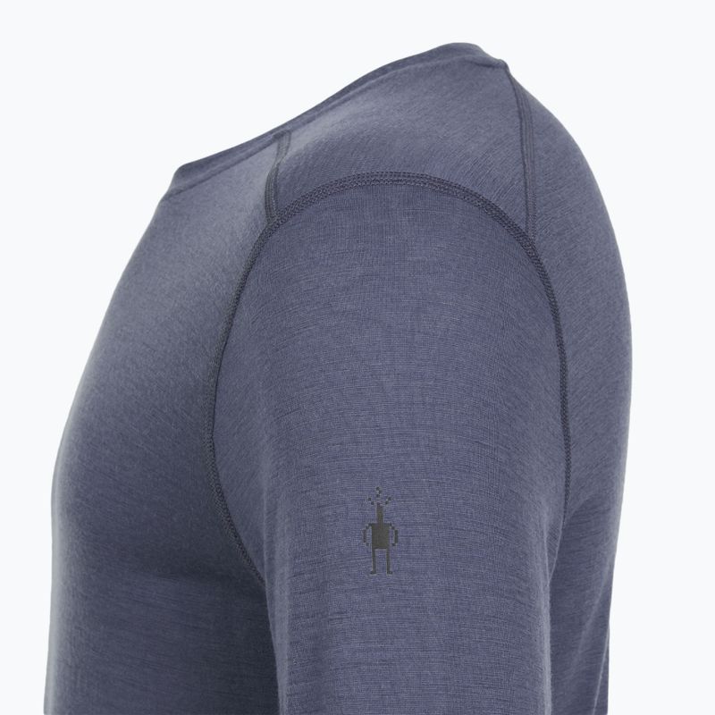Pánská termoakční mikina Smartwool Classic All-Season Merino Baselayer Boxed nightfall blue 5