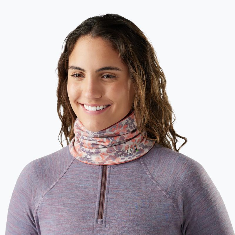 Nákrčník Smartwool Thermal Merino Rebersible coral reef floral 3