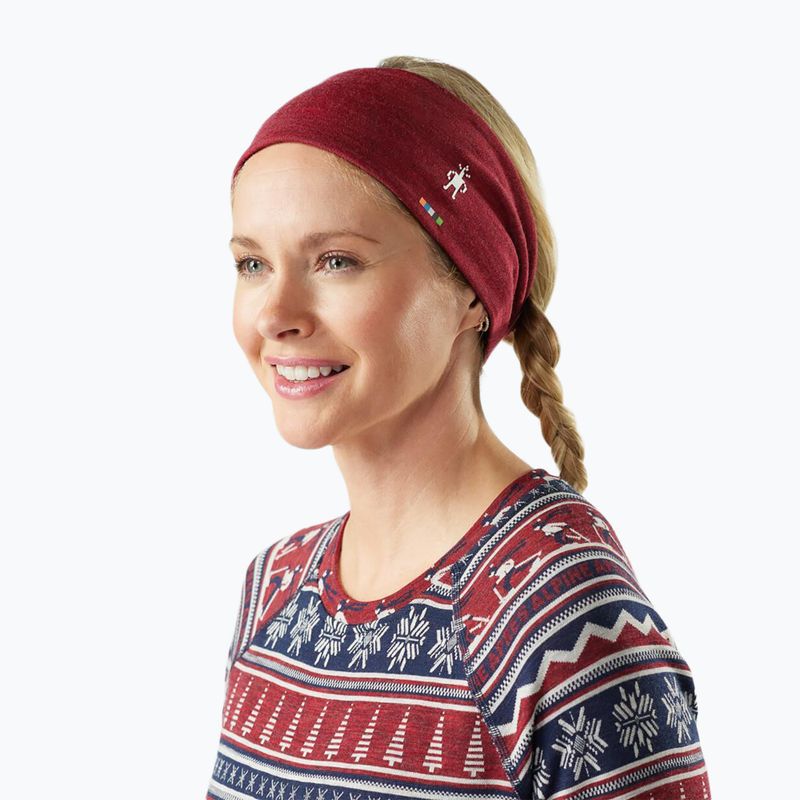 Čelenka Smartwool Thermal Merino Reversible deep navy/currant heather 3