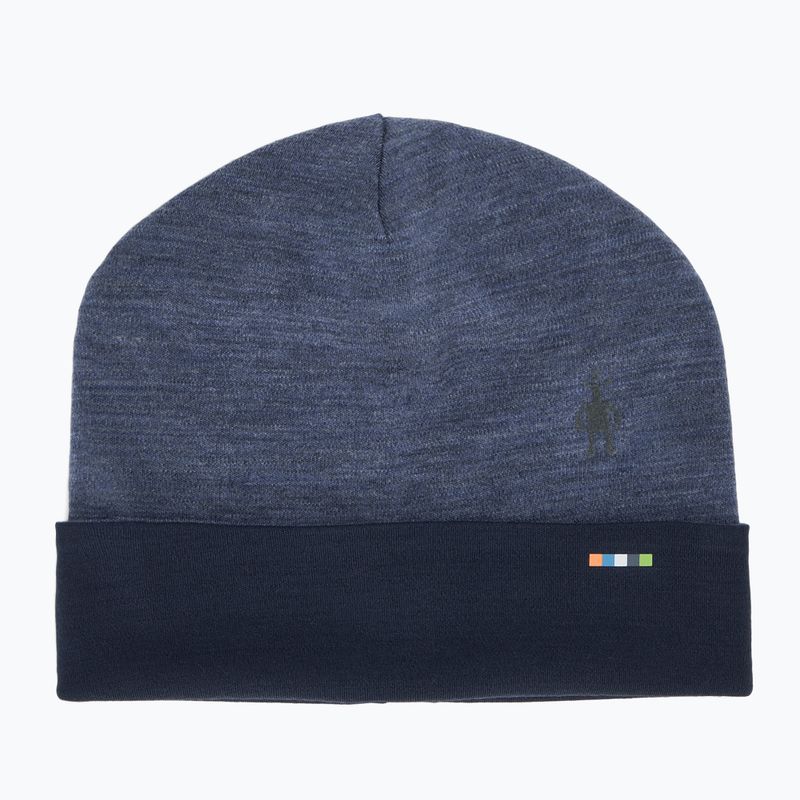 Zimní čepice Smartwool Merino Reversible Cuffed nightfall blue/deep navy