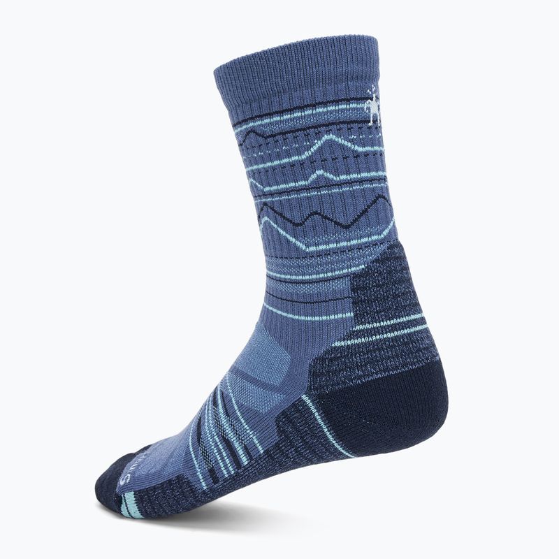Ponožky Smartwool Hike Light Cushion Mountain Pattern Crew nightfall blue 2