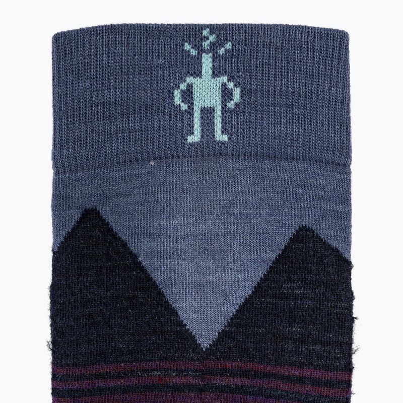 Dámské lyžařské ponožky Smartwool Ski Targeted Cushion Pattern OTC nightfall blue 4