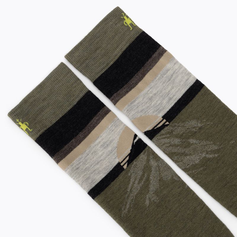 Snowboardové ponožky Snowboard Targeted Cushion Mountain Sunrise OTC winter moss 3