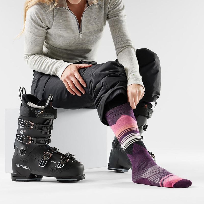 Dámské lyžařské ponožky Smartwool Ski Targeted Cushion Pattern OTC purple iris 2