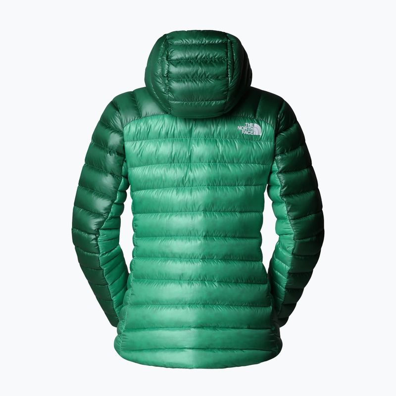 Dámská péřová bunda The North Face Summit Breithorn Hoodie nebula green/evergreen 6