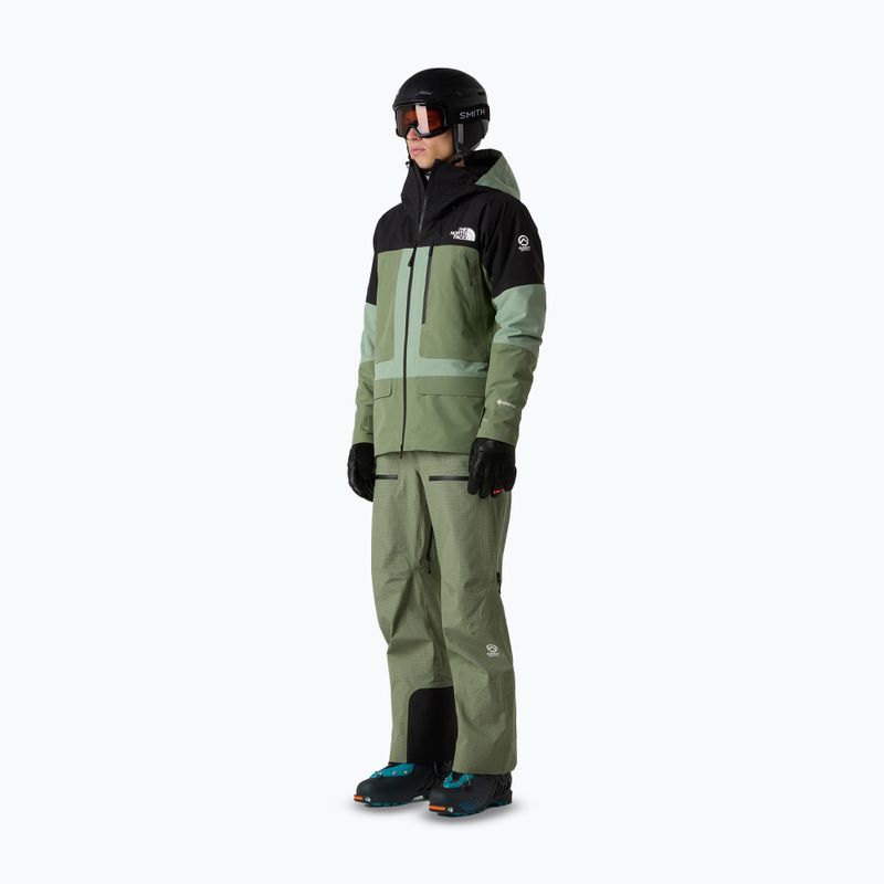 Pánské lyžařské kalhoty The North Face Summit Tsirku GTX Pro Bib bark mist/black 2