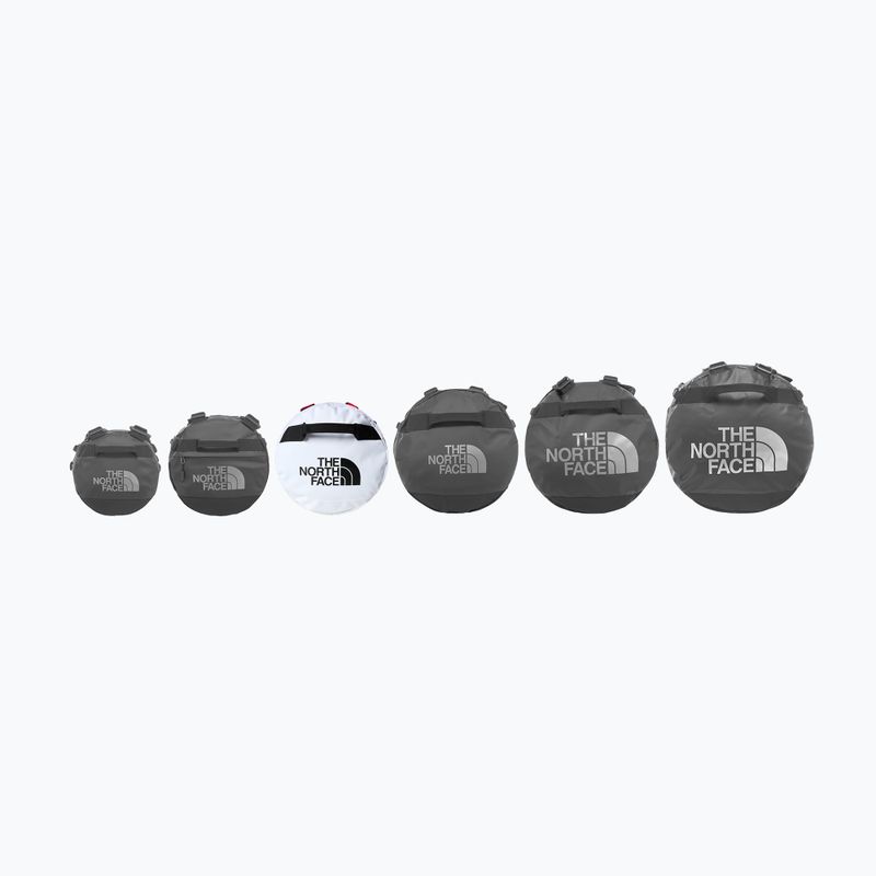 Cestovní taška The North Face Base Camp Duffel M 71 l bílá/černá/výškově červená 5