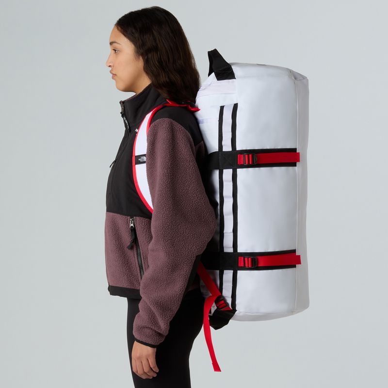 Cestovní taška The North Face Base Camp Duffel M 71 l bílá/černá/výškově červená 6