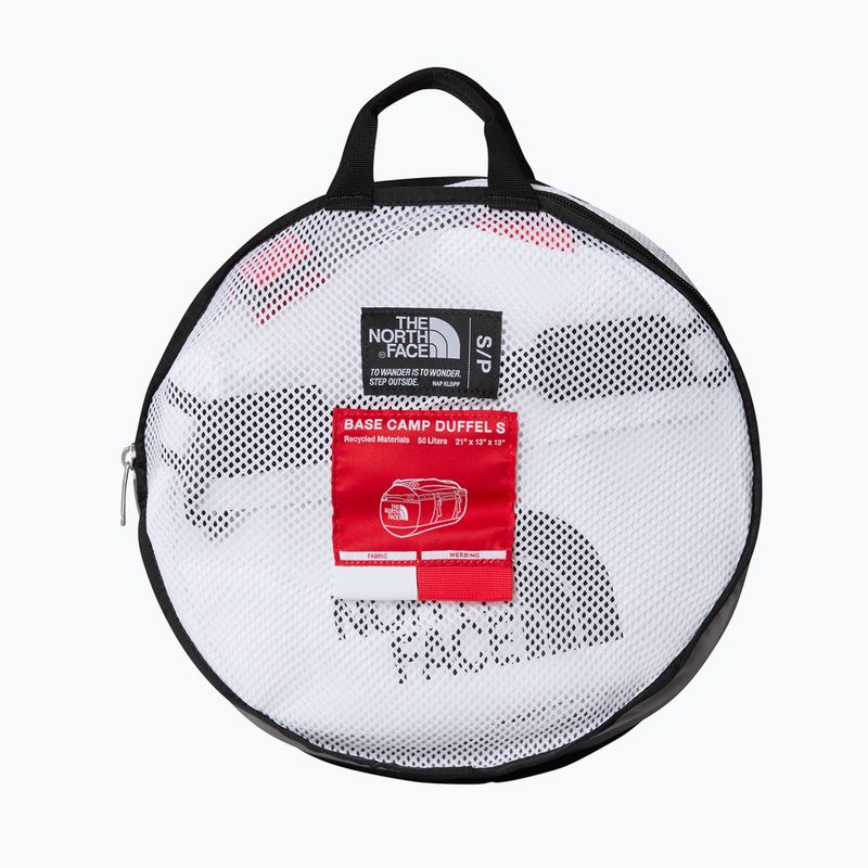 Cestovní taška The North Face Base Camp Duffel S 50 l bílá/černá/výškově červená 2