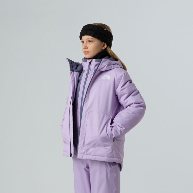 Dětská lyžařská bunda The North Face Freedom Insulated lite lilac 4