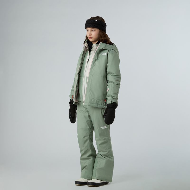 Dětská fleecová mikina The North Face Yumiori Full Zip slate moss/white dune 2
