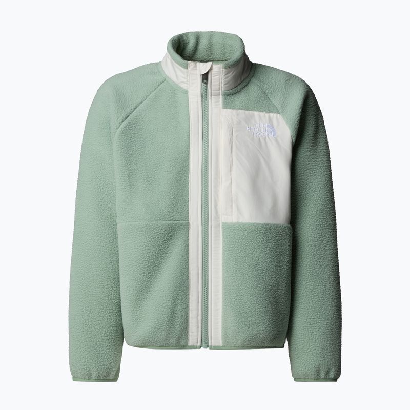 Dětská fleecová mikina The North Face Yumiori Full Zip slate moss/white dune 5