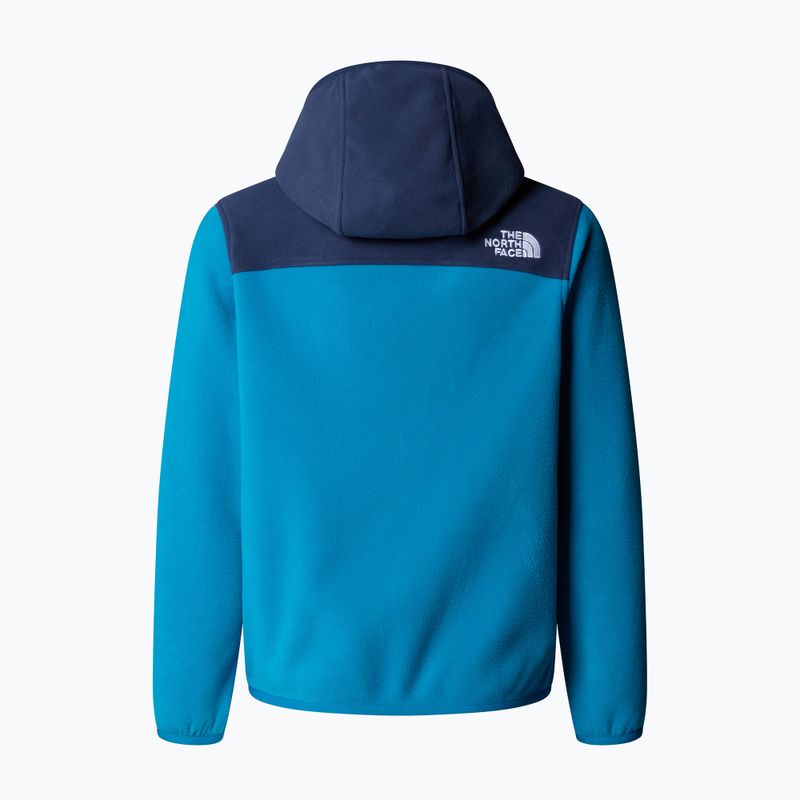 Dětská fleecová mikina The North Face Teen Glacier Full Zip Hoodie dusk blue/summit navy 2