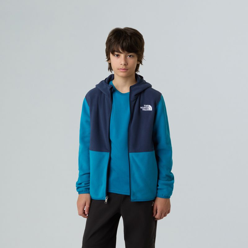 Dětská fleecová mikina The North Face Teen Glacier Full Zip Hoodie dusk blue/summit navy 6